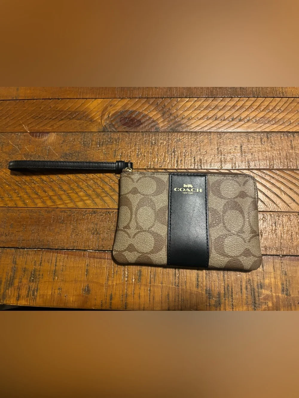 Coach Signature Wristlet